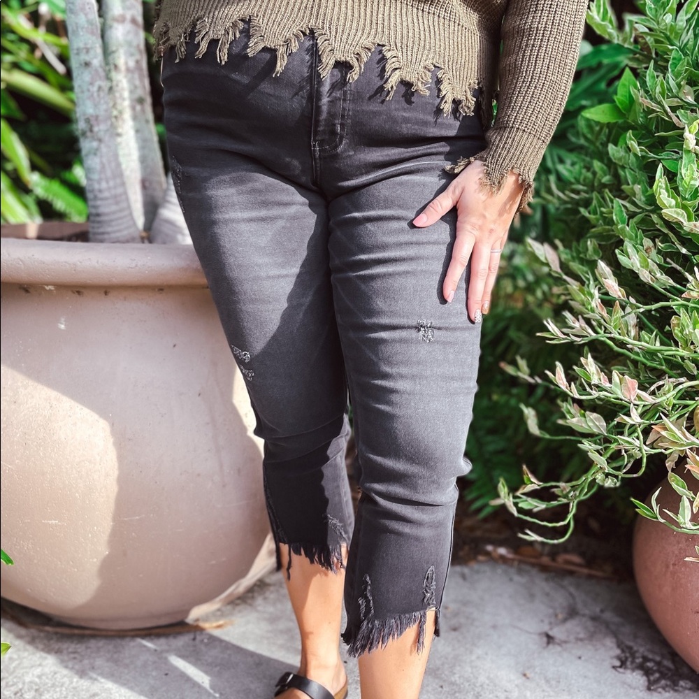 Curvy KanCan Black Jeans